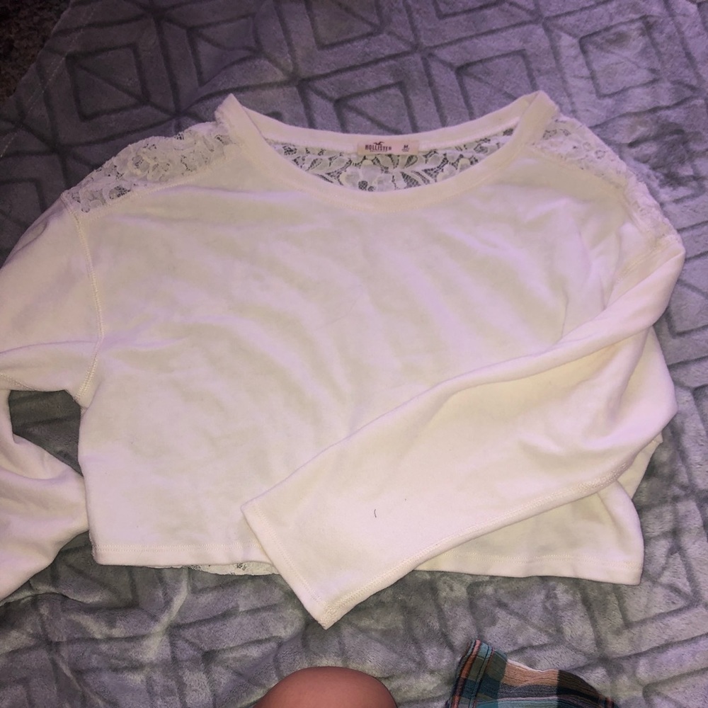 Hollister lace sweater